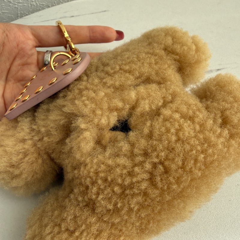 Celine毛毛吊飾 雙面-2