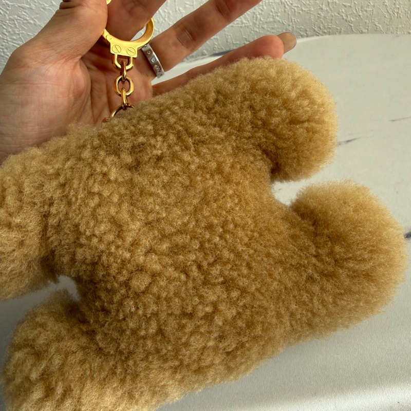 Celine毛毛吊飾 雙面-3