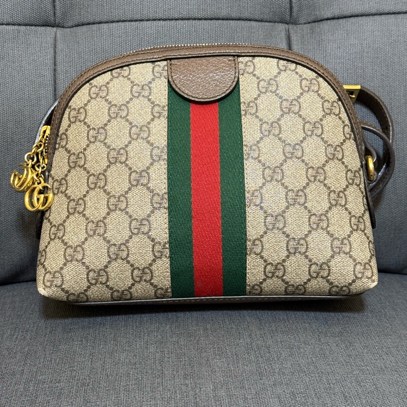 GUCCI 經典雙G貝殼包 斜背包-1
