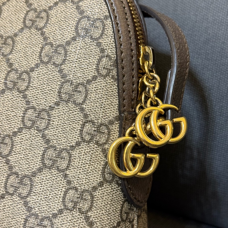 GUCCI 經典雙G貝殼包 斜背包-2