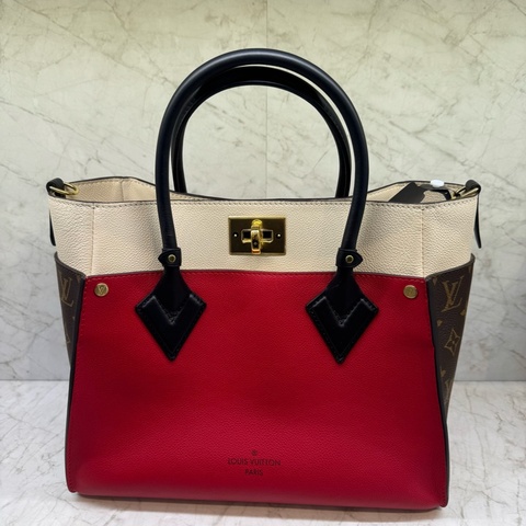 LV ON MY SIDE紅米拼色款 兩用包