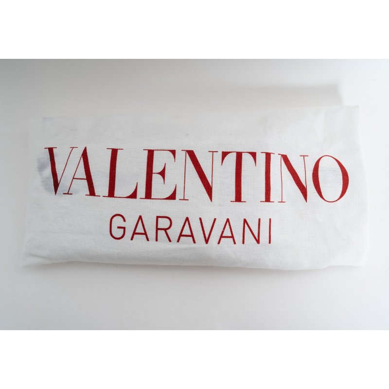 VALENTINO華倫天奴皮革金色鏈條肩背包-5