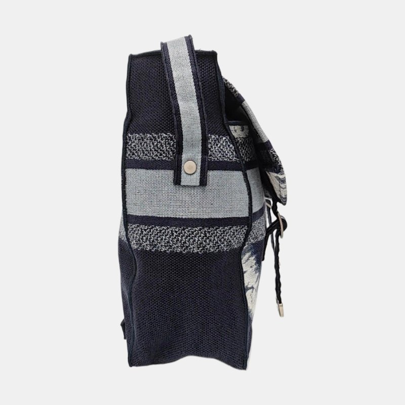 DIOR Diorcamp藍色帆布單肩包-3