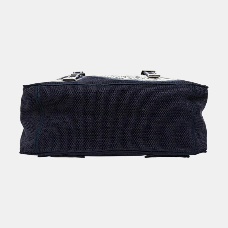 DIOR Diorcamp藍色帆布單肩包-5