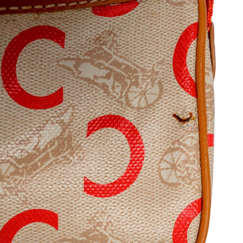 Celine中古帆布小號帆布手提包-8