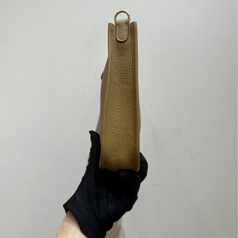【全套帶票❤️】Hermes  evelyne mini 餅乾色金扣 單肩包-3