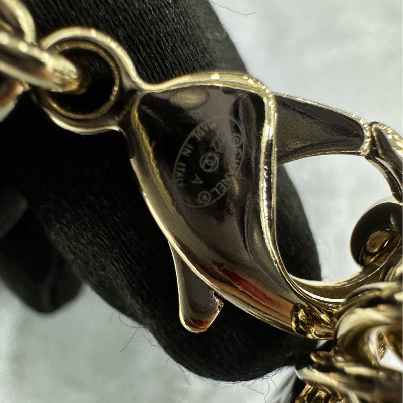 Chanel 香奈兒新琺瑯字母腰鏈 可當項鍊-4