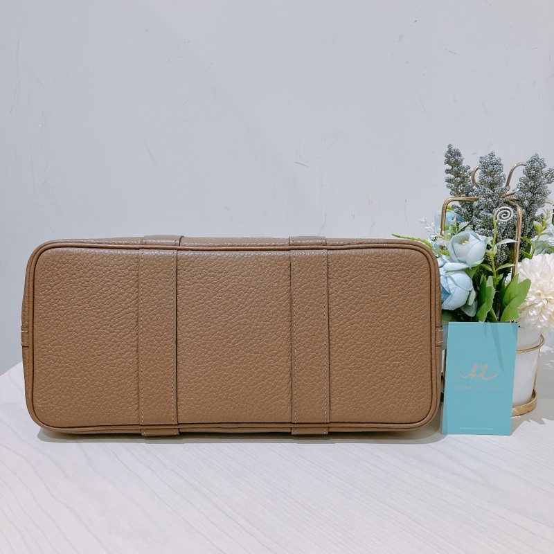 TK1908 HERMES 愛馬仕大象灰30花園包GARDEN PARTY 30 ETOUPE X PHW-5