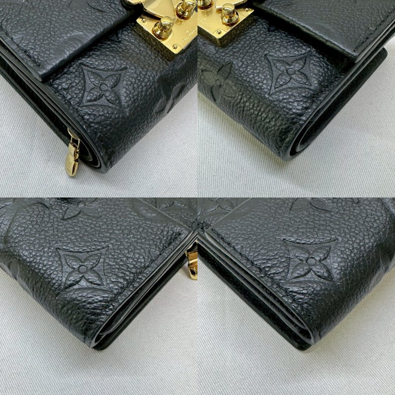 LV Metis壓花牛皮三折短夾-8