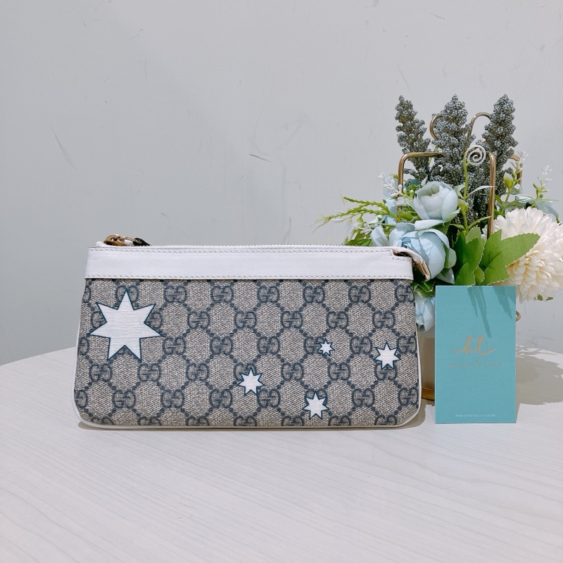 TK1909 GUCCI古馳迷你拉鍊長夾 MINI POUCH SYDNEY EXCLUSIVE[PRE-OWNED]-0