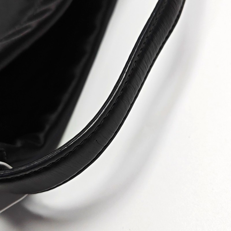 Alexander Wang Ryan 小號黑色絲緞 手提包銀色五金-8