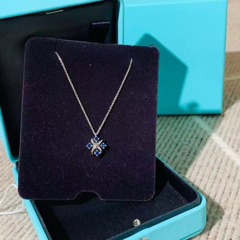 蒂芙尼Tiffany Lynn系列藍寶石項鍊，2025年購入