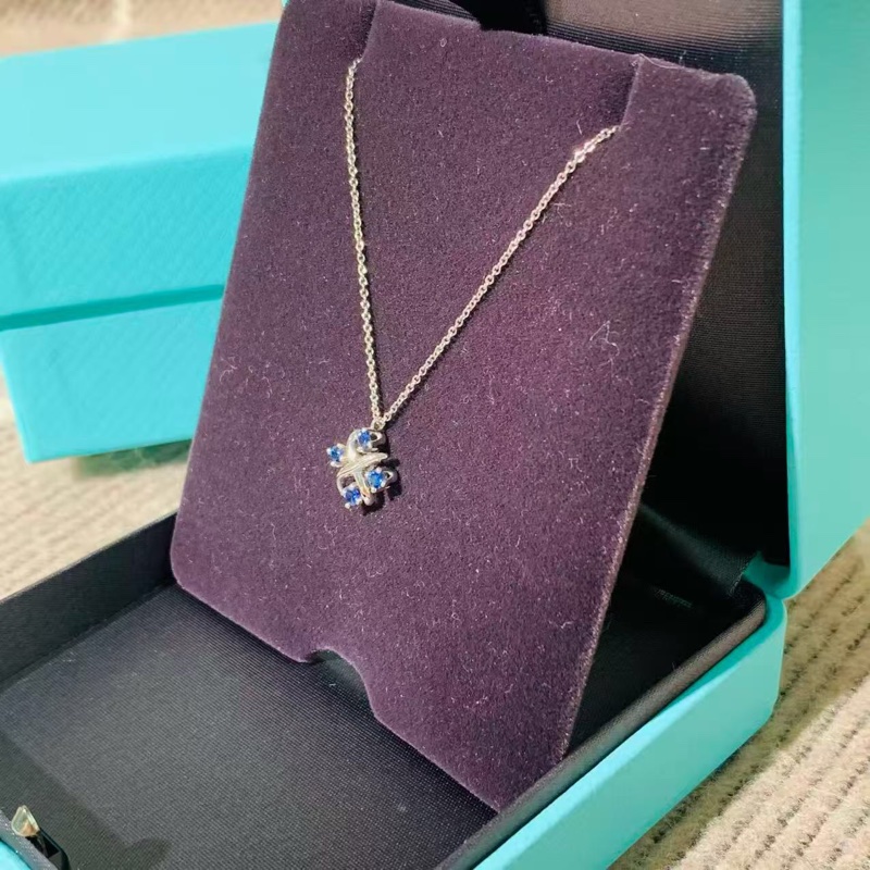 蒂芙尼Tiffany Lynn系列藍寶石項鍊，2025年購入-3