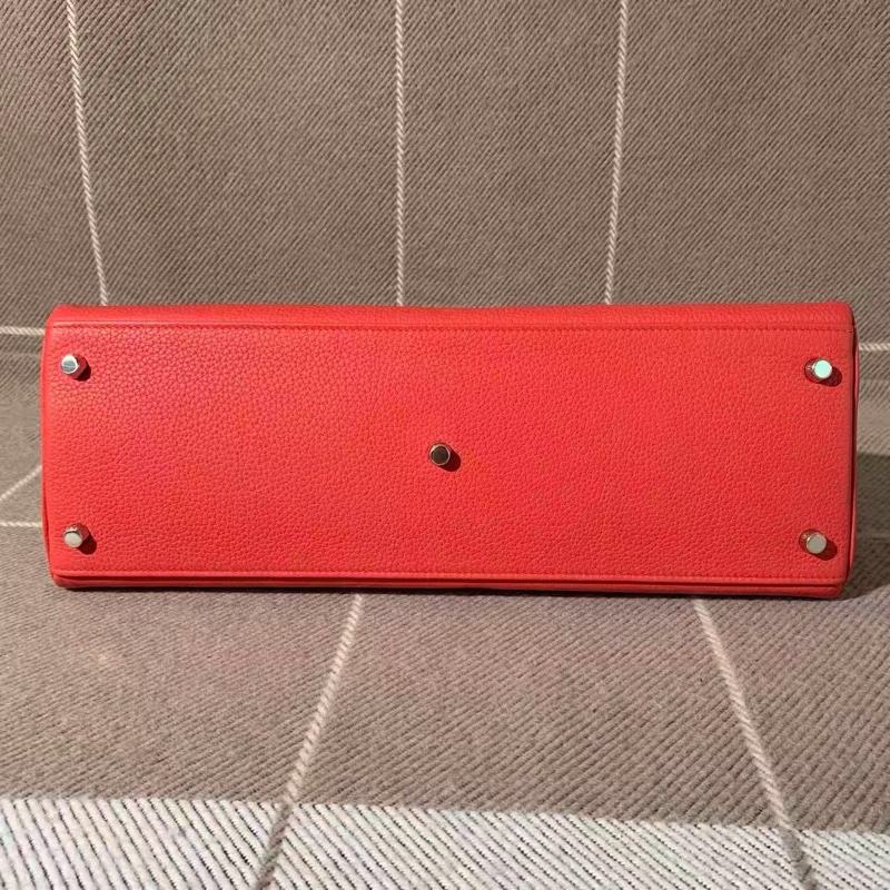Hermes 愛馬仕 Kelly shoulder齋普爾粉銀扣手提單肩包，m刻，尺寸40*20-4