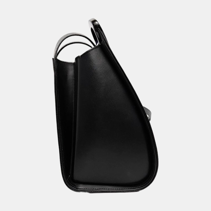 LOUIS VUITTON MINUIT黑色EPI牛皮水波紋單肩包手拿包 銀色五金 中古款-3