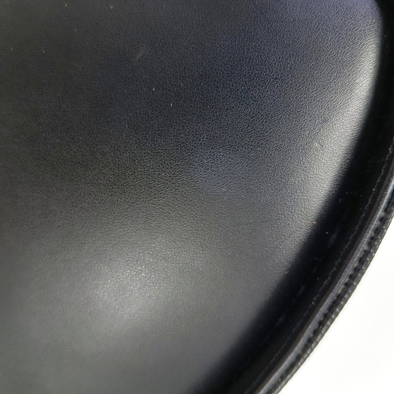 LOUIS VUITTON MINUIT黑色EPI牛皮水波紋單肩包手拿包 銀色五金 中古款-8