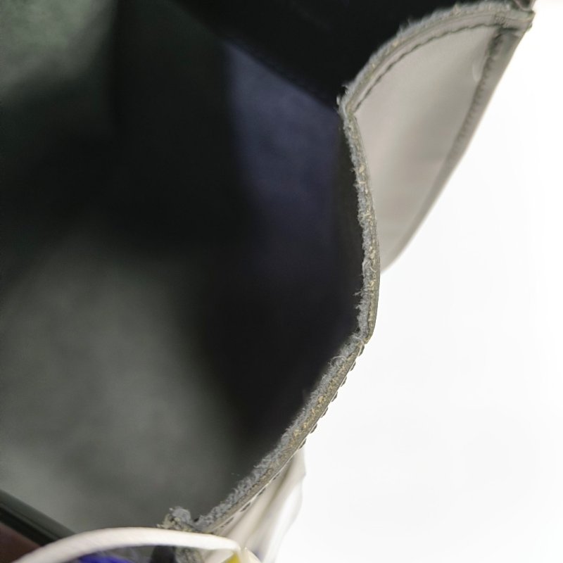 LOUIS VUITTON MINUIT黑色EPI牛皮水波紋單肩包手拿包 銀色五金 中古款-9