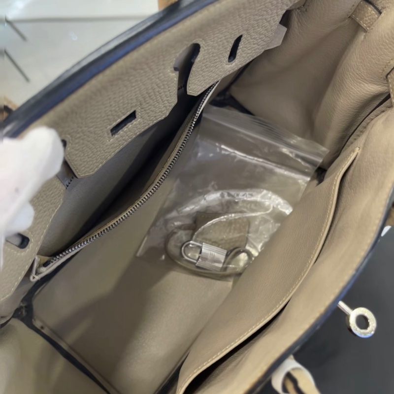 愛馬仕Hermes birkin 25 斑鳩灰  框I刻-4