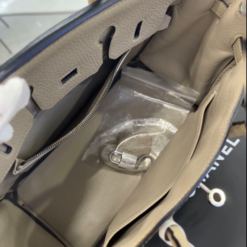 愛馬仕Hermes birkin 25 斑鳩灰  框I刻-5
