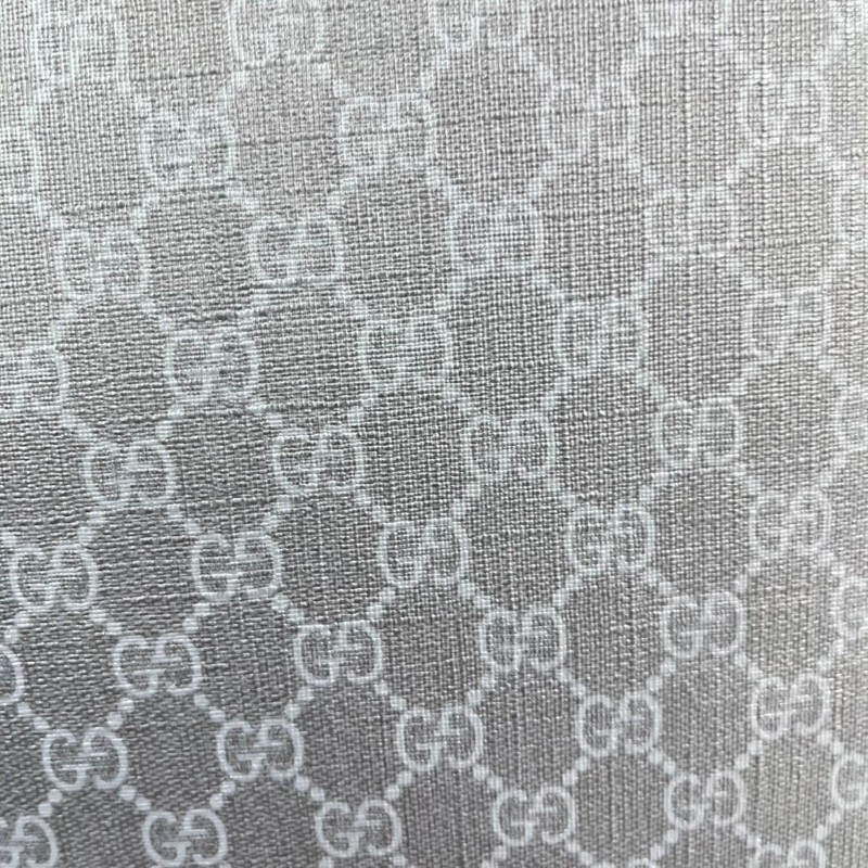 GUCC 男士斜挎包 黑色老花款 肩帶紅藍條紋 雙拉鏈設計-8