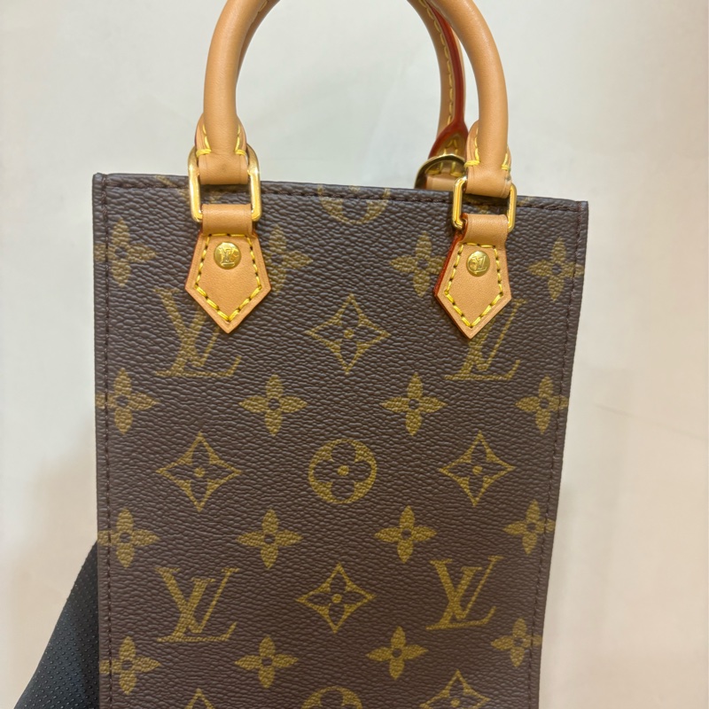 LV 迷你托特Petit Sac Plat Mini Tote 老花款-0