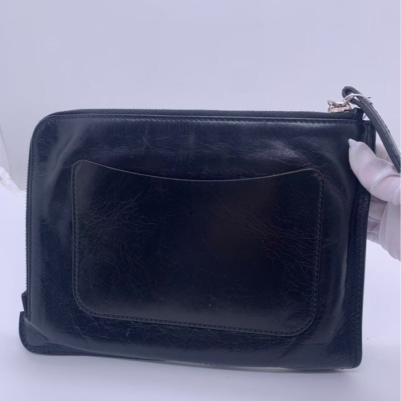 二手Chanel香奈兒votez coco黑色字母牛蠟皮手包，鐳射20開-3