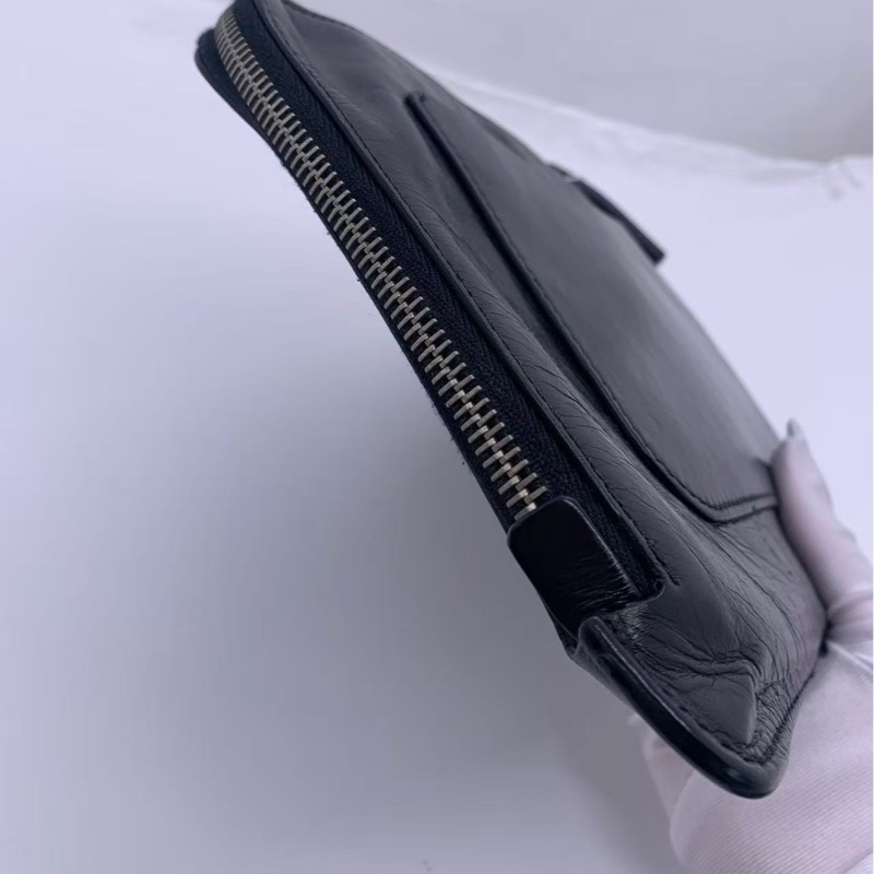 二手Chanel香奈兒votez coco黑色字母牛蠟皮手包，鐳射20開-12