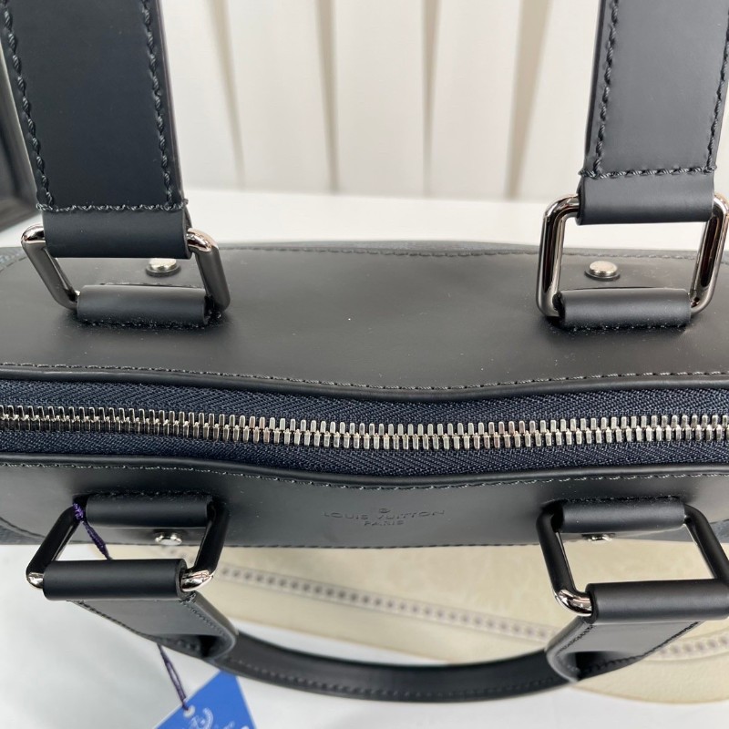 LV路易威登 藍色棋盤格 電腦公事包-26