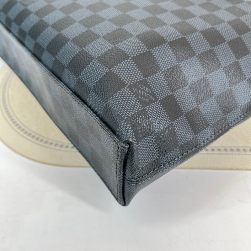 LV路易威登 藍色棋盤格 電腦公事包-27