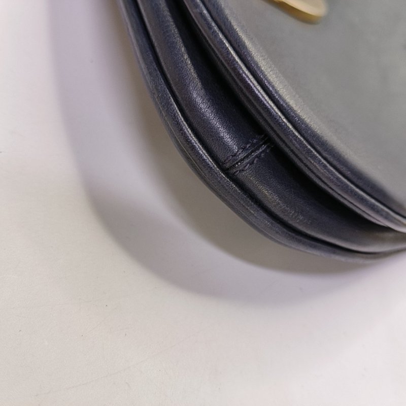 GUCCI Blondie黑色牛皮單肩包手拿包斜挎包 金色五金-13