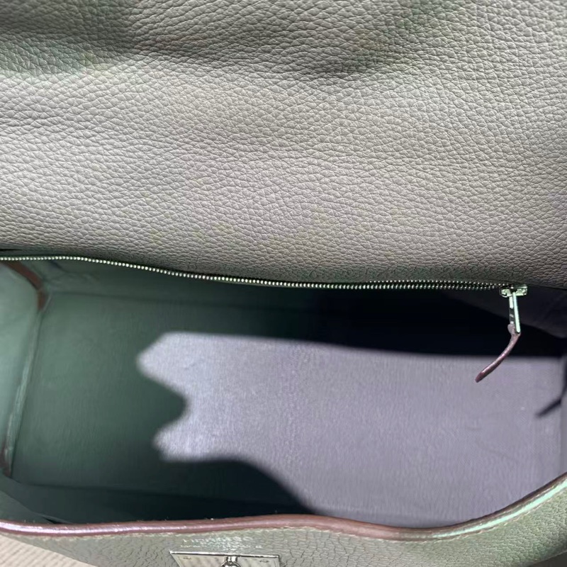 二手Hermes愛馬仕Kelly35 8F銀扣Togo皮-7