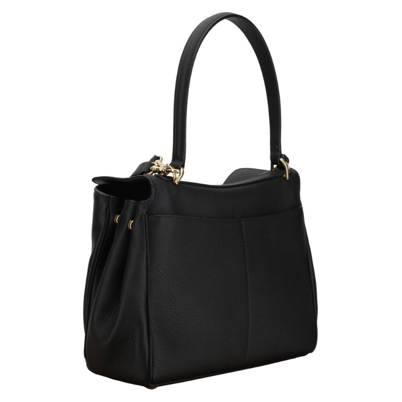 【Balenciaga 巴黎世家】Rodeo Small 小款 荔枝牛皮 手提包 斜背包 肩背包 金扣 黑色-4