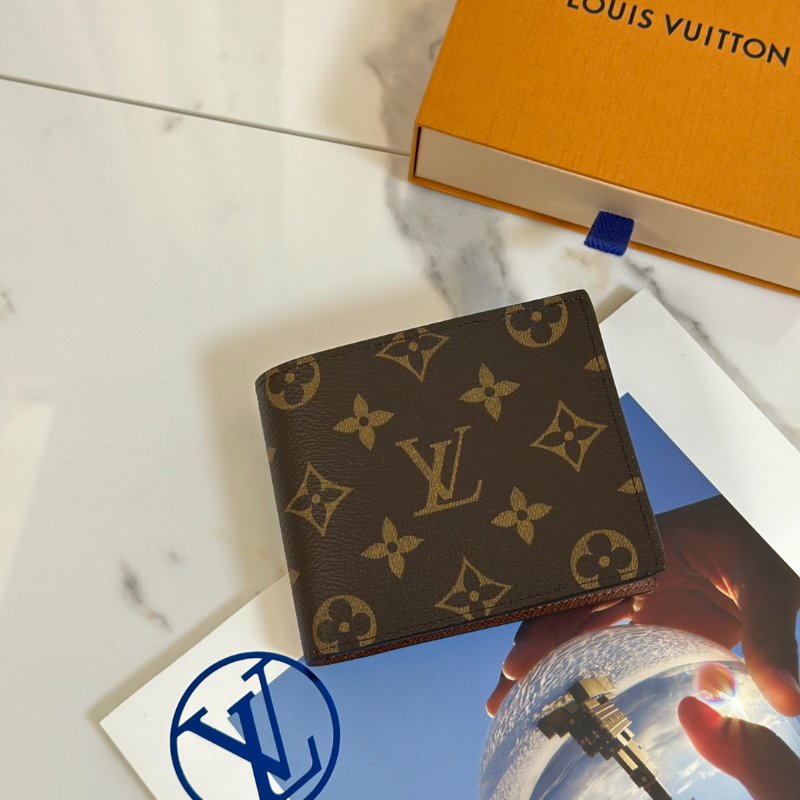 LOUIS VUITTON Marco雙折零錢袋皮夾-0