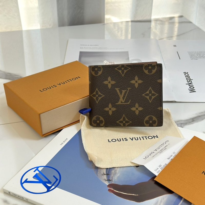 LOUIS VUITTON Marco雙折零錢袋皮夾-5
