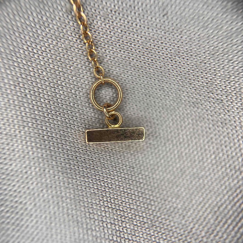 Tiffany 新款小號笑臉項鍊 18K玫瑰金 小u-5