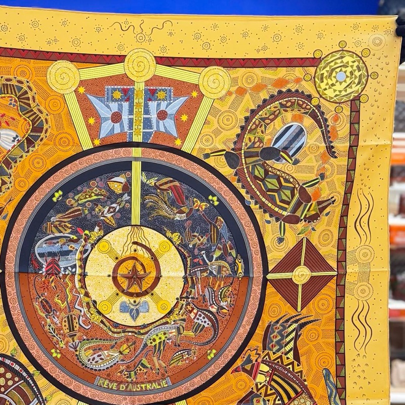 【全❤️全套】Hermes  絲巾圍巾披肩 澳大利亞之夢-2