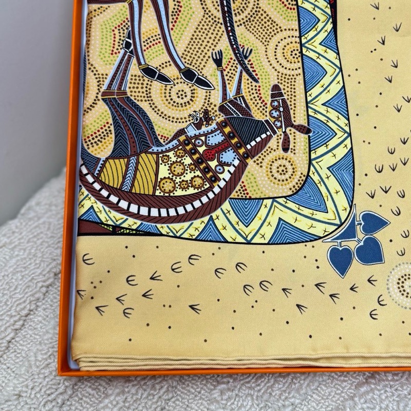 【全❤️全套】Hermes  絲巾圍巾披肩 澳大利亞之夢-3