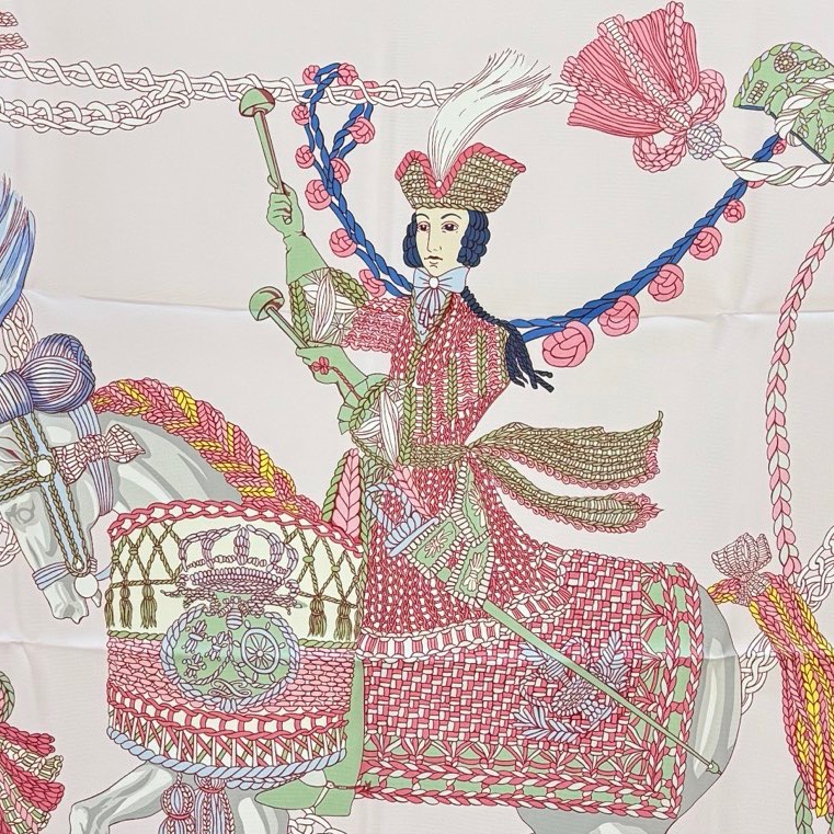 【全❤️全套】Hermes 絲巾圍巾披肩 定音鼓手-2