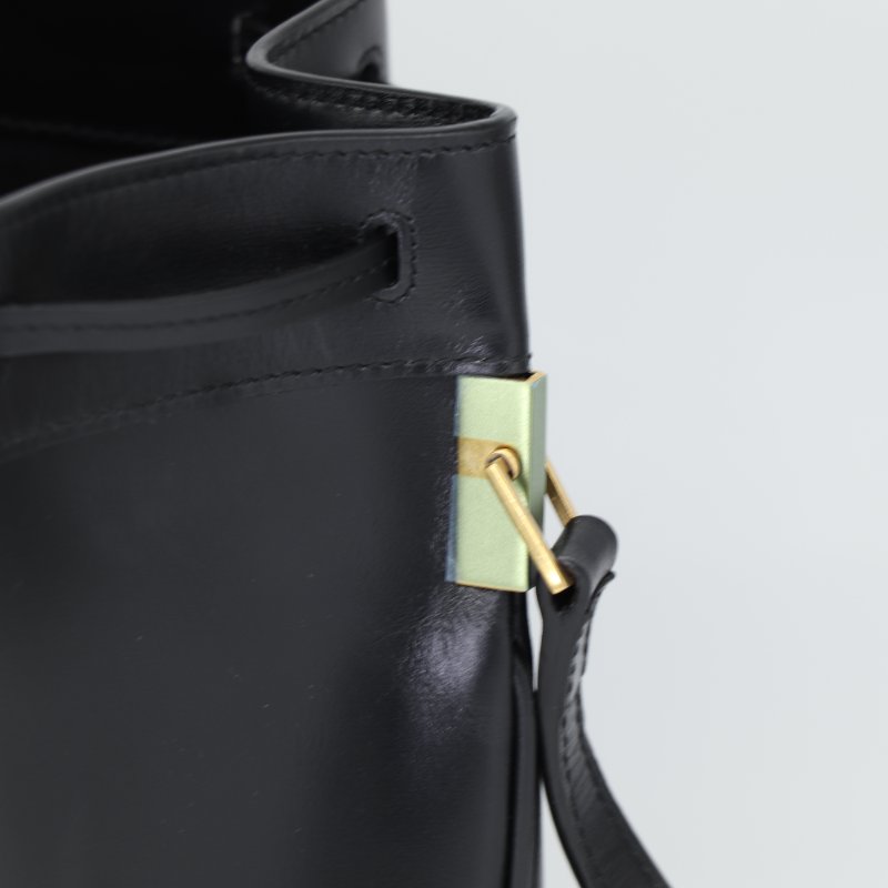 Saint Laurent 聖羅蘭 Talitha 黑色 小牛皮 水桶包 肩背包-8