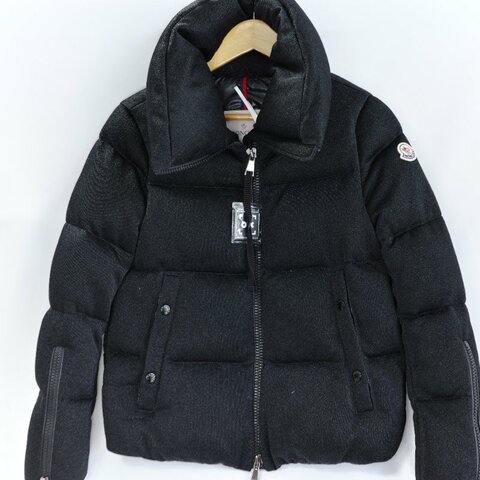 Moncler 蒙克萊 Bandama 黑色 Lurex 羽絨外套