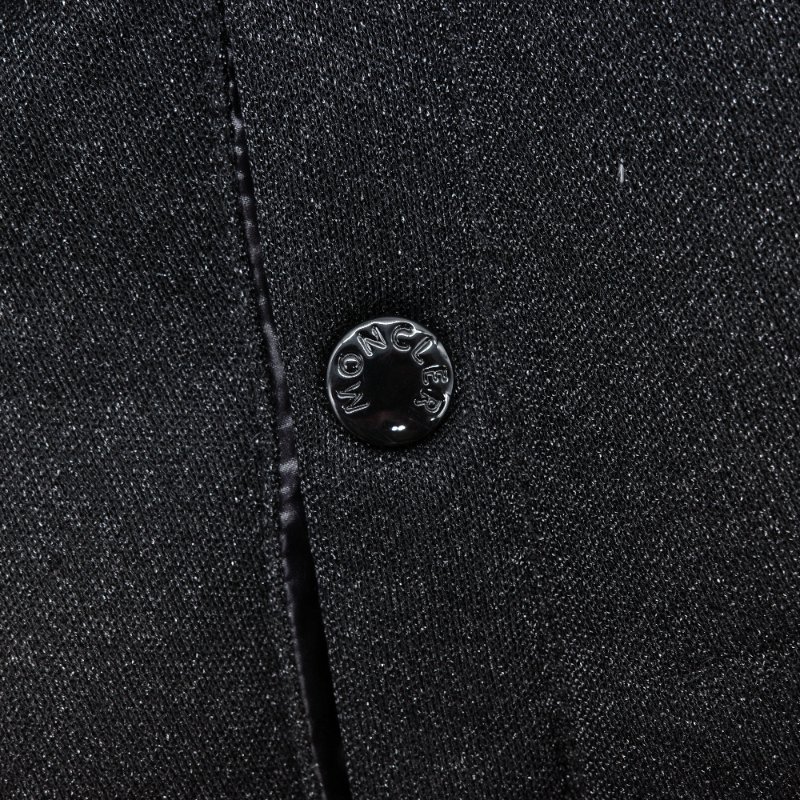 Moncler 蒙克萊 Bandama 黑色 Lurex 羽絨外套-1