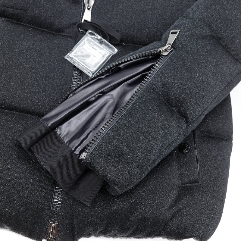 Moncler 蒙克萊 Bandama 黑色 滿天星 細閃面料 Lurex 羽絨外套 SIZE1-3