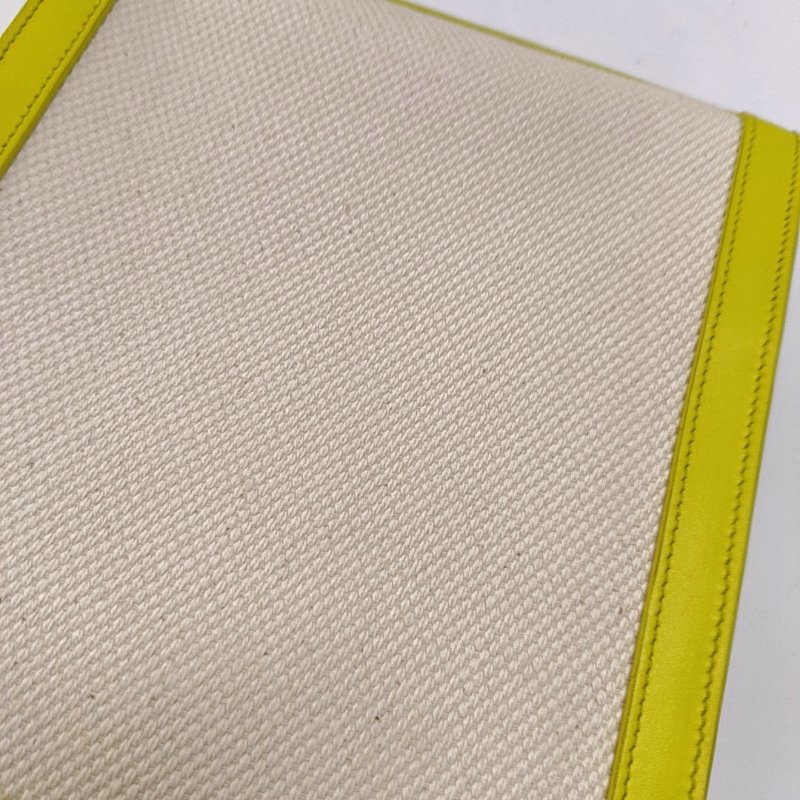 CELINE CABAS CELINE迷你米色帆布單肩包斜挎包手提包金色五金可拆卸肩帶-9