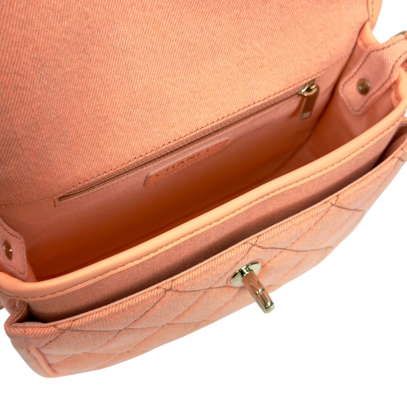 CHANEL CC 牛仔 丹寧 斜揹袋-15