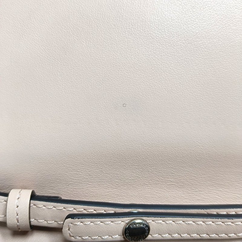 BURBERRY 粉色牛皮斜挎包單肩包 銀色五金 可拆卸肩帶-8