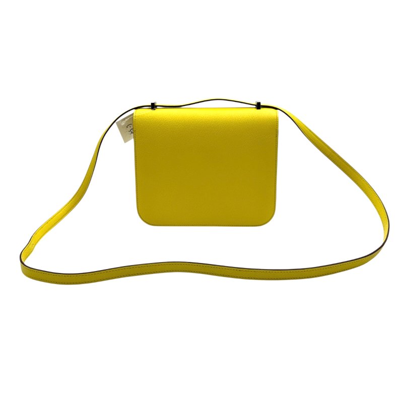 【美收精品】HERMES 黃色康康Constance 19 U刻 C-54-1