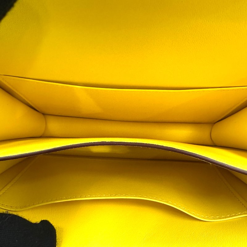 【美收精品】HERMES 黃色康康Constance 19 U刻 C-54-9