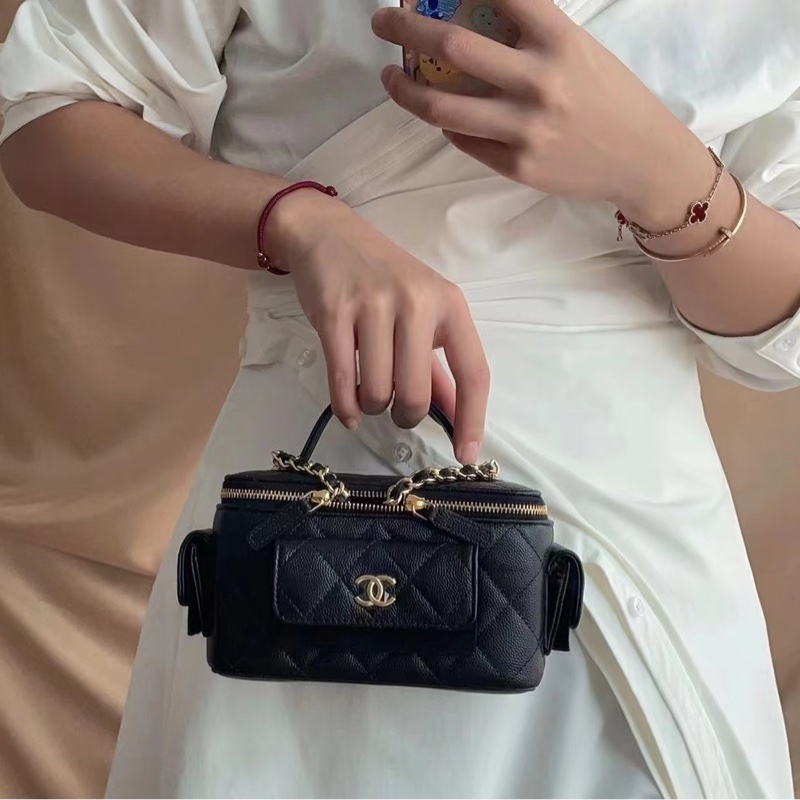 🎆迎新年只要$100000🔥CHANEL Cargo 長盒子/化妝盒 新版序號  （全新品）-0