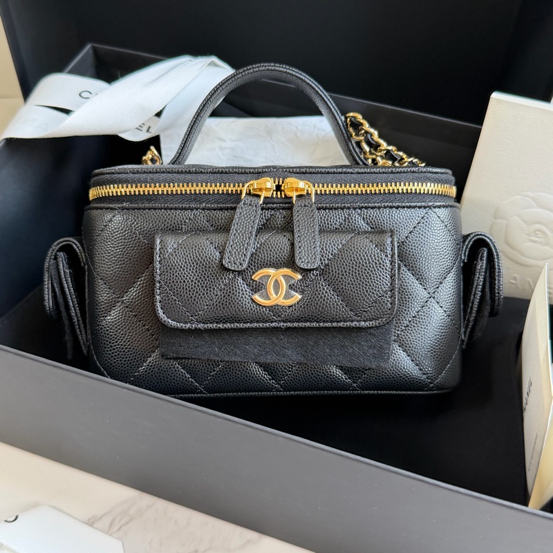 🎆迎新年只要$100000🔥CHANEL Cargo 長盒子/化妝盒 新版序號  （全新品）-1