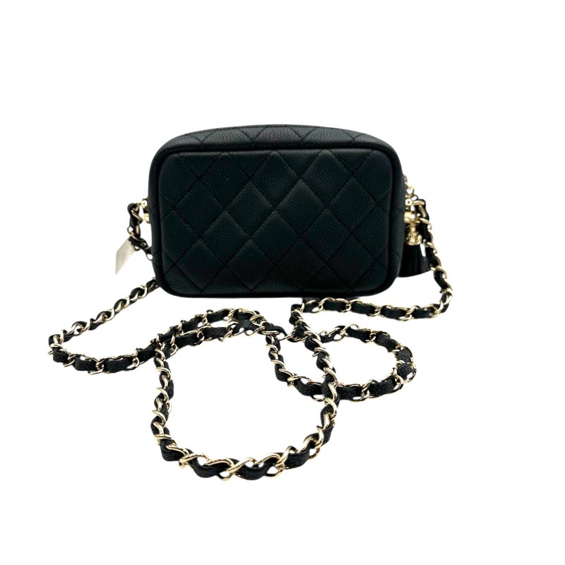 【美收精品】CHANEL 黑色單肩包 C-55-1